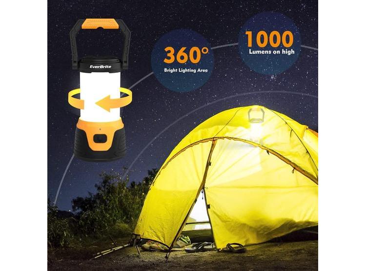 LINTERNA LED RECARGABLE EVERBRITE CON BANCO DE ENERGÍA, PERFECTA PARA EMERGENCIAS Y ACTIVIDADES AL AIRE LIBRE - 2
