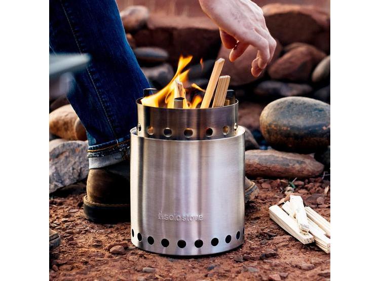 SOLO STOVE CAMPFIRE, ESTUFA DE LEÑA COMPACTA IDEAL PARA CAMPING, MOCHILEROS Y SUPERVIVENCIA SIN USO DE COMBUSTIBLE - 7