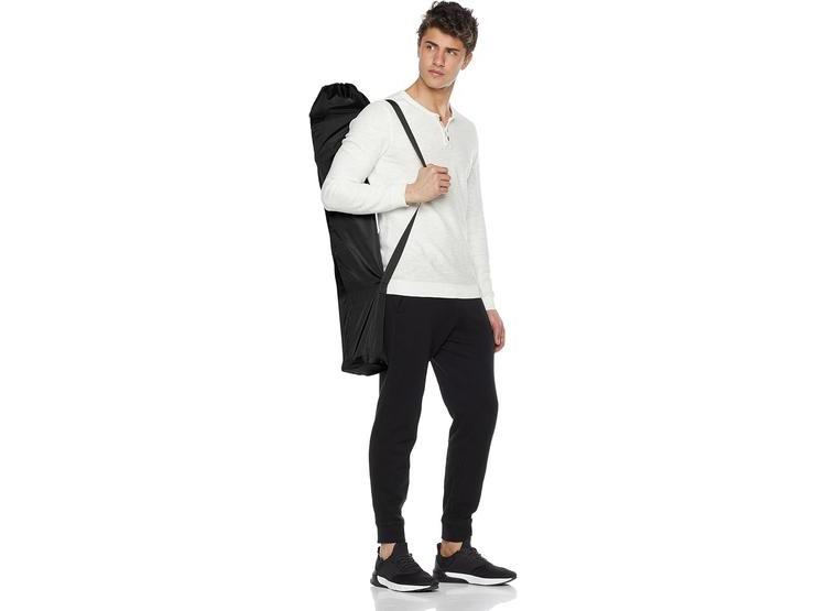 SILLA DE CAMPING PLEGABLE NEGRA AMAZON BASICS CON ASIENTO ACOLCHADO, PORTAVASOS Y BOLSA DE TRANSPORTE - 6