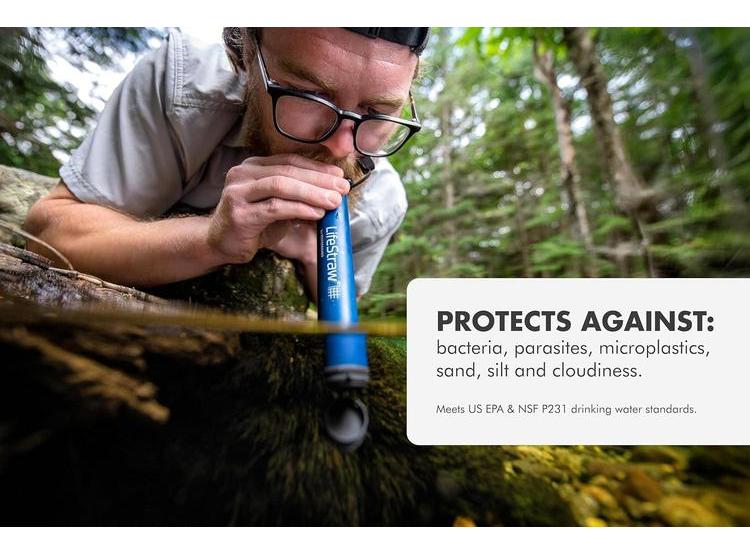 FILTRO DE AGUA LIFESTRAW PARA SENDERISMO, CAMPING, VIAJES Y SITUACIONES DE EMERGENCIA ESENCIAL - 5