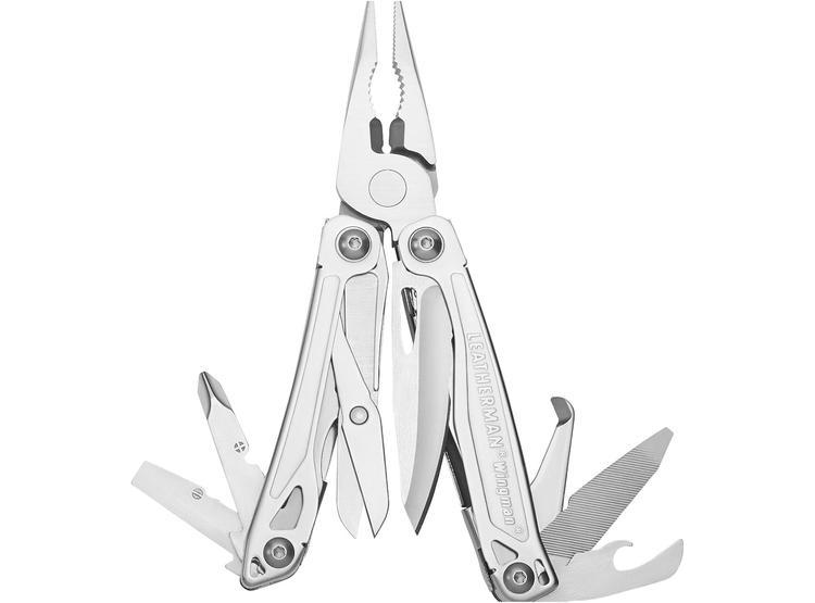 MULTIHERRAMIENTA LEATHERMAN WINGMAN DE ACERO INOXIDABLE CON TIJERAS, ALICATES Y MÁS - 1