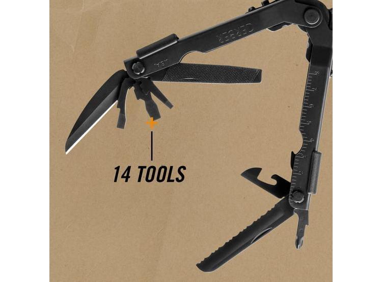 GERBER MP600: MULTIHERRAMIENTA CON 14 FUNCIONES, INCLUYE PINZAS Y CUCHILLO, DE ACERO INOXIDABLE PARA ALTA RESISTENCIA - 4