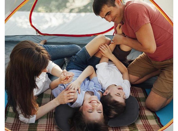 COMPACTA ALMOHADA INFLABLE TREKOLOGY PARA CAMPAMENTO, SENDERISMO Y VIAJES, FÁCIL DE INFLAR Y DISEÑO ERGONÓMICO CONFORTABLE - 7