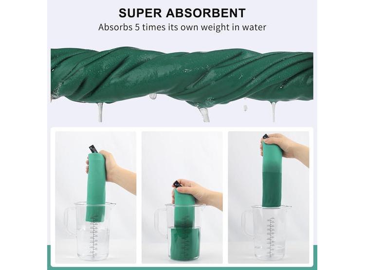 TOALLA DE MICROFIBRA RAINLEAF, SECADO RÁPIDO, ABSORBENTE. PERFECTA PARA VIAJES, PLAYA, PISCINA Y ACAMPAR - 3