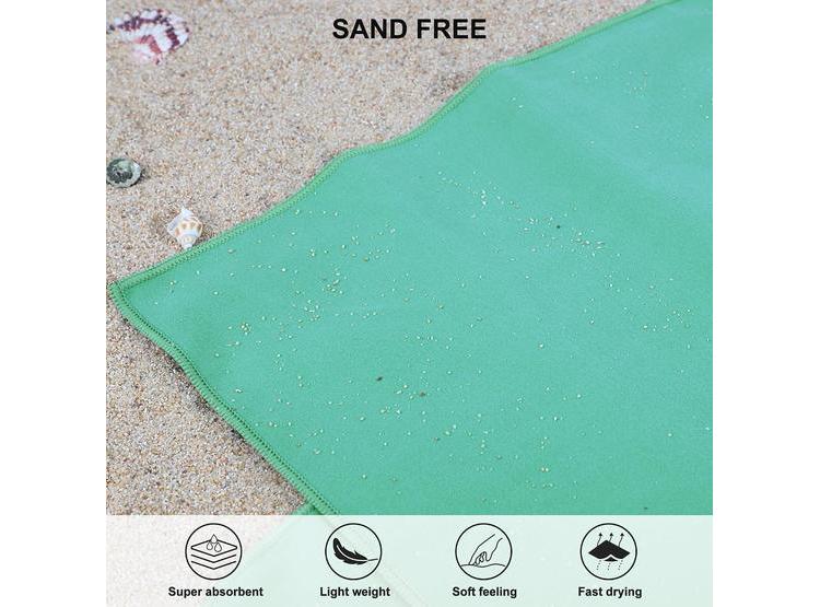 TOALLA DE MICROFIBRA RAINLEAF, SECADO RÁPIDO, ABSORBENTE. PERFECTA PARA VIAJES, PLAYA, PISCINA Y ACAMPAR - 4