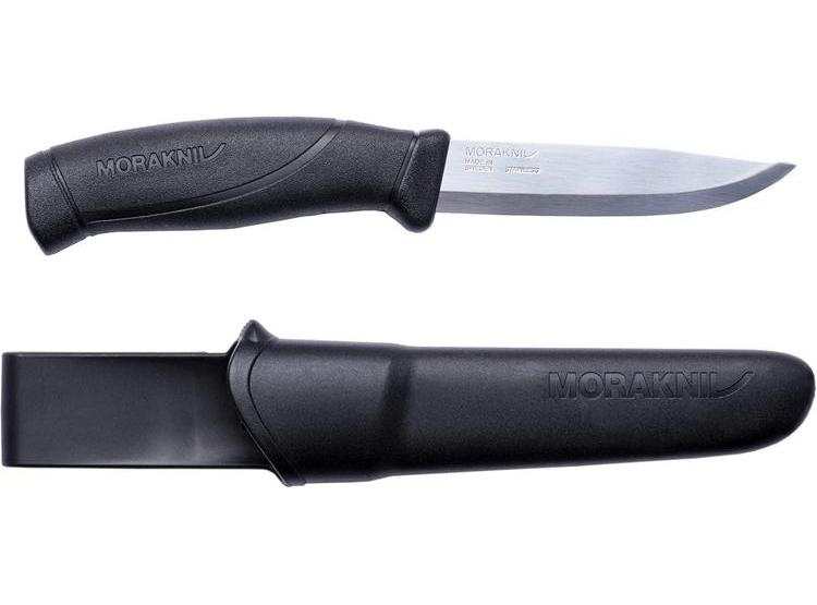 CUCHILLO FIJO ACERO INOXIDABLE MORAKNIV COMPANION NEGRO CON FUNDA - 1