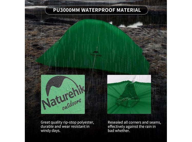 NATUREHIKE TIENDA ULTRALIGERA PARA 2 PERSONAS, FÁCIL DE MONTAR Y RESISTENTE, IDEAL PARA SENDERISMO Y MOCHILEROS - 3