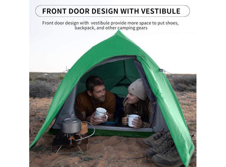 NATUREHIKE TIENDA ULTRALIGERA PARA 2 PERSONAS, FÁCIL DE MONTAR Y RESISTENTE, IDEAL PARA SENDERISMO Y MOCHILEROS - 4