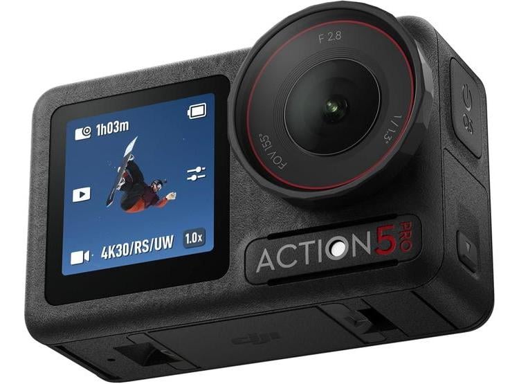 DJI OSMO ACTION 5 PRO ESSENTIAL COMBO, CÁMARA DE ACCIÓN 4K CON ESTABILIZACIÓN Y PANTALLAS OLED DUALES - 1