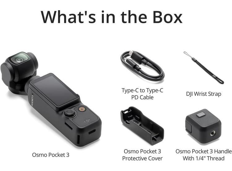 DJI OSMO POCKET 3, CÁMARA DE VLOGGING 4K CON ESTABILIZACIÓN DE 3 EJES Y SEGUIMIENTO AUTOMÁTICO - 6