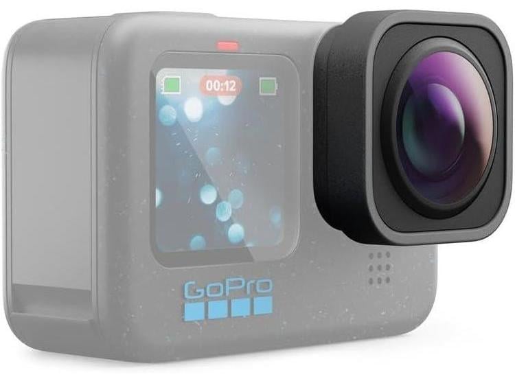 GOPRO MAX LENS MOD 2.0 PARA HERO12 NEGRO - GRAN ANGULAR CON ESTABILIZACIÓN Y VISIÓN AMPLIA - 4