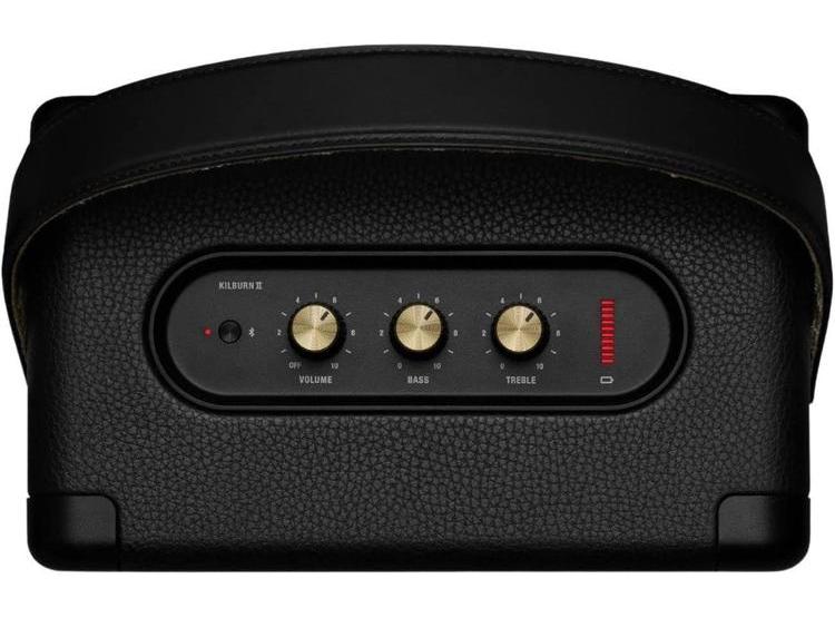 MARSHALL KILBURN II ALTAVOZ BLUETOOTH PORTÁTIL, DISEÑO ROBUSTO, SONIDO 360°, MÁS DE 20 HORAS DE BATERÍA, NEGRO Y LATÓN - 2
