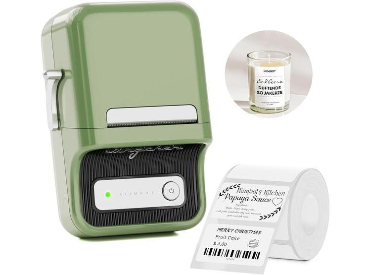 NIIMBOT IMPRESORA TÉRMICA B21, PERFECTA PARA ORGANIZACIÓN Y ETIQUETADO EN HOGAR Y OFICINA - 1