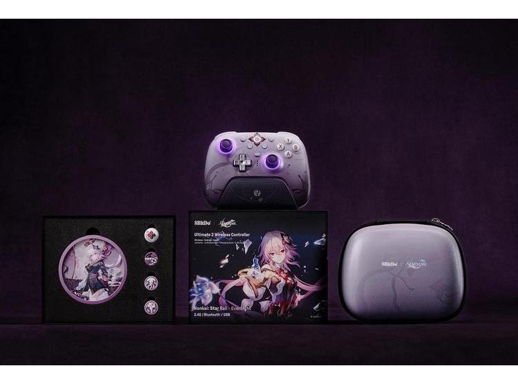 8BITDO ULTIMATE 2 WIRELESS CONTROLLER PARA WINDOWS, APPLE, STEAM Y ANDROID CON LICENCIA HONKAI STAR RAIL - 5