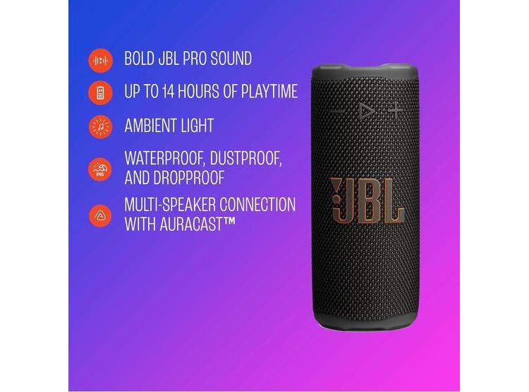 JBL GRIP ALTAVOZ BLUETOOTH COMPACTO CON SONIDO JBL PRO, RESISTENTE AL AGUA Y CONEXIÓN MULTIALTAVOZ - 8