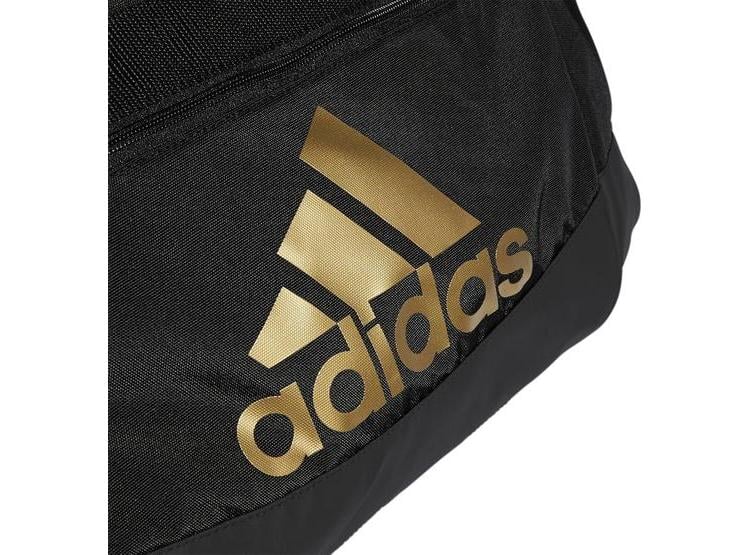 BOLSA DEPORTIVA UNISEX ADIDAS DEFENDER 4.0 CON ESPACIOSO COMPARTIMENTO PARA HOMBRES Y MUJERES, NEGRO/METÁLICO - 4