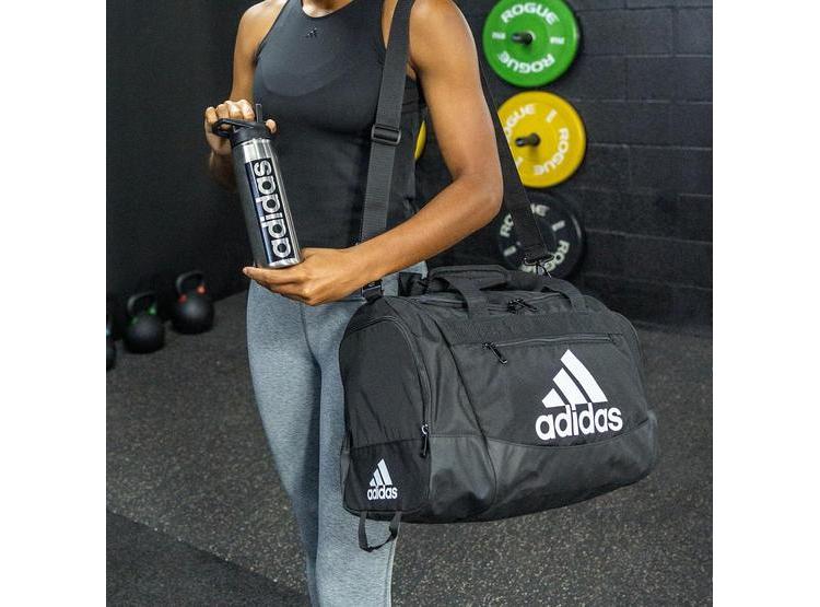BOLSA DEPORTIVA UNISEX ADIDAS DEFENDER 4.0 CON ESPACIOSO COMPARTIMENTO PARA HOMBRES Y MUJERES, NEGRO/METÁLICO - 5