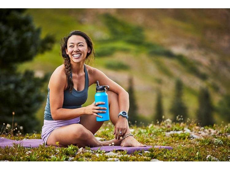 BOTELLA HYDRO FLASK DE BOCA ANCHA CON TAPA DE POPOTE PARA BEBIDAS FRÍAS O CALIENTES, DISPONIBLE EN VARIOS COLORES - 4