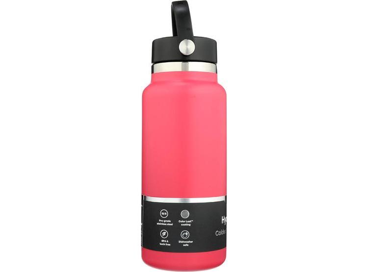 HYDRO FLASK BOTELLA DE AGUA DE ACERO INOXIDABLE, TERMO AISLADA, BOCA ANCHA CON TAPA A PRUEBA DE FUGAS, COLOR SANDÍA - 4