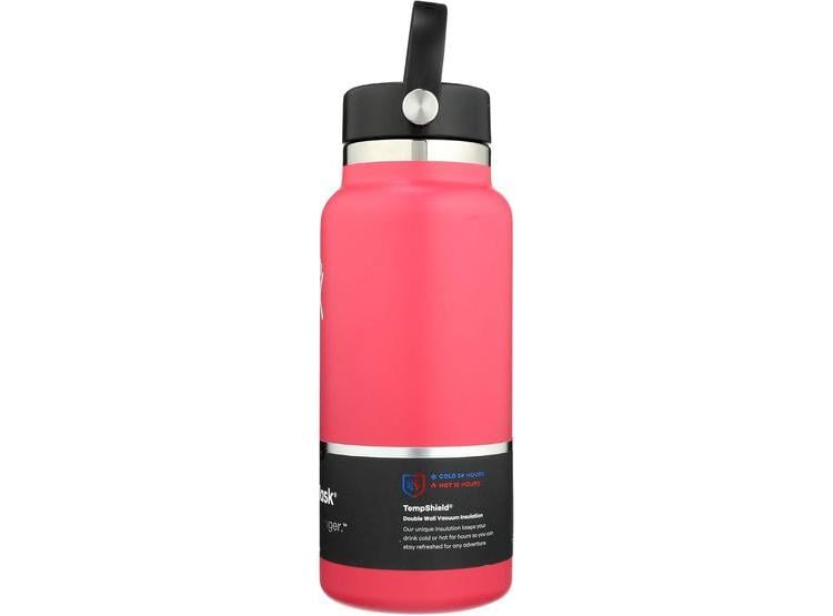 HYDRO FLASK BOTELLA DE AGUA DE ACERO INOXIDABLE, TERMO AISLADA, BOCA ANCHA CON TAPA A PRUEBA DE FUGAS, COLOR SANDÍA - 5