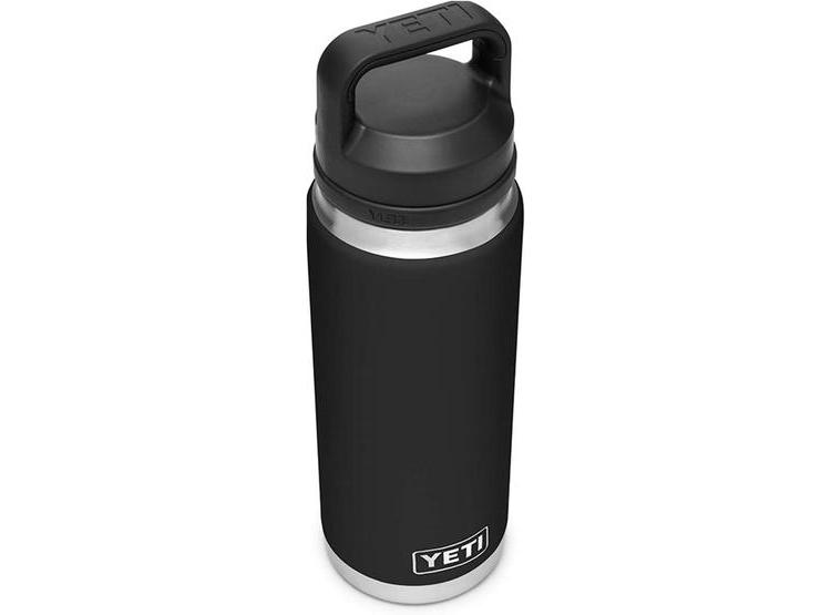 YETI RAMBLER BOTELLA AISLADA AL VACÍO, ACERO INOXIDABLE Y TAPA CHUG, COLOR NEGRO, DISEÑO RESISTENTE A FUGAS - 2
