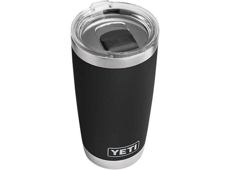 YETI RAMBLER VASO DE ACERO INOXIDABLE CON AISLAMIENTO AL VACÍO, INCLUYE TAPA MAGSLIDER, COLOR NEGRO - 2