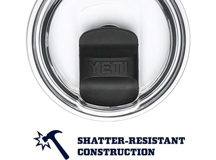 YETI RAMBLER VASO DE ACERO INOXIDABLE CON AISLAMIENTO AL VACÍO, INCLUYE TAPA MAGSLIDER, COLOR NEGRO - 5