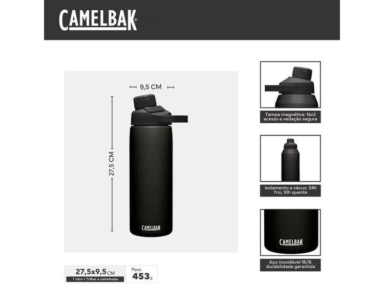 CAMELBAK BOTELLA DE AGUA DE ACERO INOXIDABLE AISLADA AL VACÍO CON TAPA MAGNÉTICA A PRUEBA DE FUGAS - 2