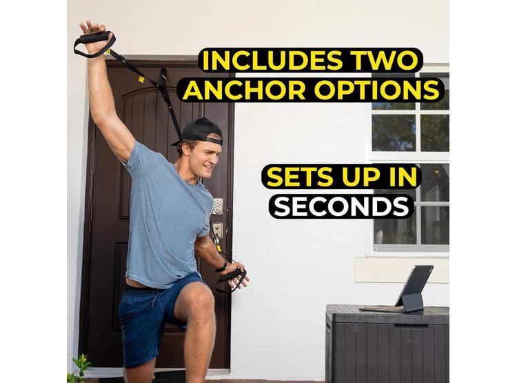 TRX GO ENTRENADOR DE SUSPENSIÓN GIMNASIO PORTÁTIL PARA ENTRENAMIENTO DE FUERZA Y EJERCICIO COMPLETO EN CASA - 4
