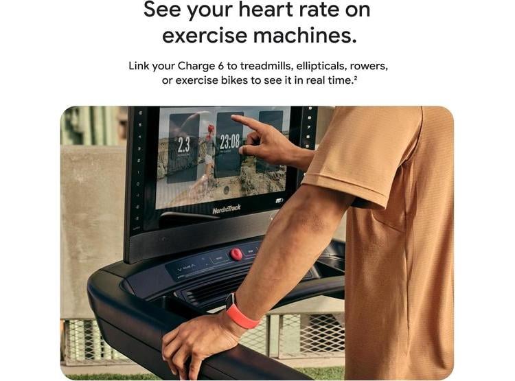 FITBIT CHARGE 6 CON APLICACIONES DE GOOGLE, FRECUENCIA CARDÍACA, GPS Y MEMBRESÍA PREMIUM INCLUIDA - 2