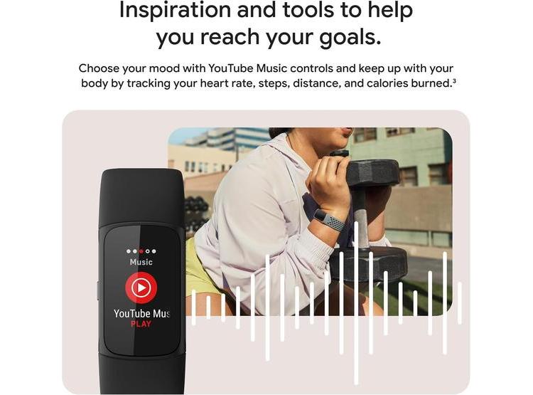 FITBIT CHARGE 6 CON APLICACIONES DE GOOGLE, FRECUENCIA CARDÍACA, GPS Y MEMBRESÍA PREMIUM INCLUIDA - 3