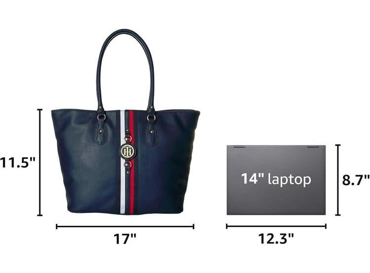 BOLSO TOTE JADEN PLUS TOMMY HILFIGER MUJER CON BOLSILLO INTERIOR Y CIERRE IMÁN - 2
