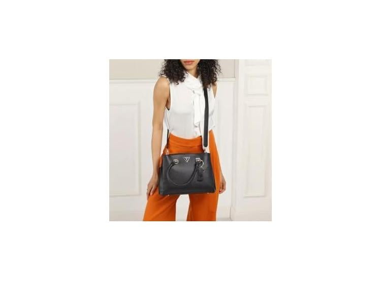 GUESS NOELLE GIRLFRIEND SATCHEL, BOLSO DE MANO CON ASA SUPERIOR Y CORREA AJUSTABLE PARA MUJER - 3