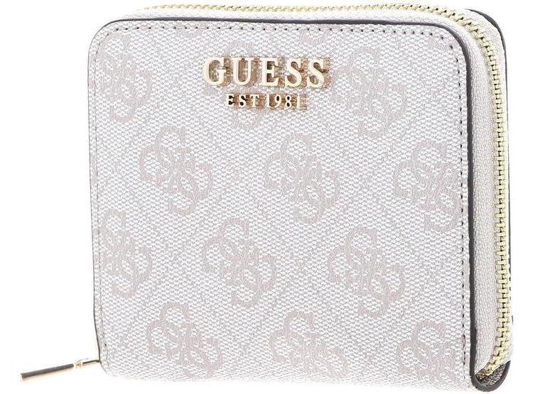 BILLETERA GUESS LAUREL PARA MUJER, DISEÑO PLEGABLE CON CREMALLERA Y LOGOTIPO DE DOVE, ELEGANTE Y COMPACTA - 3