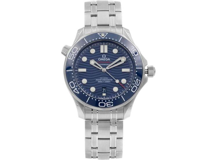 OMEGA SEAMASTER, RELOJ AUTOMÁTICO CON ESFERA AZUL Y PULSERA DE ACERO INOXIDABLE PARA HOMBRE - 1