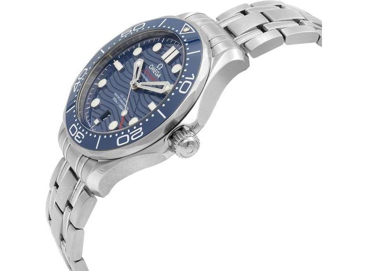 OMEGA SEAMASTER, RELOJ AUTOMÁTICO CON ESFERA AZUL Y PULSERA DE ACERO INOXIDABLE PARA HOMBRE - 2