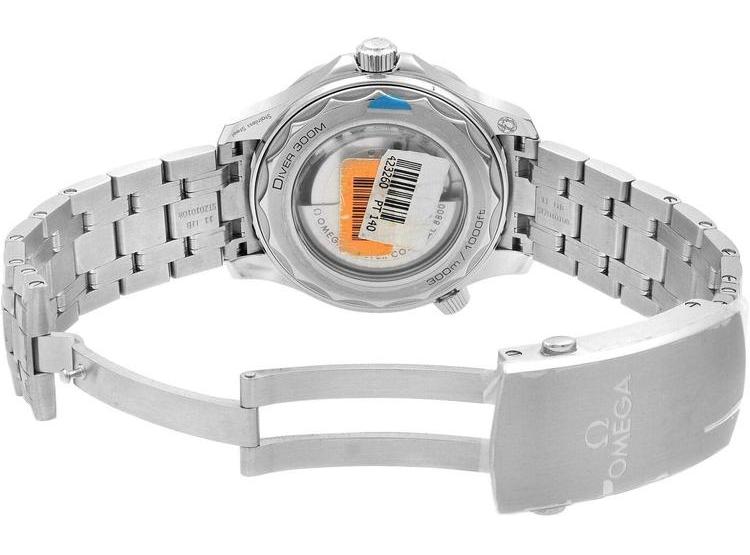 OMEGA SEAMASTER, RELOJ AUTOMÁTICO CON ESFERA AZUL Y PULSERA DE ACERO INOXIDABLE PARA HOMBRE - 5