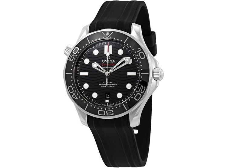 OMEGA SEAMASTER AUTOMÁTICO CON ESFERA NEGRA, RESISTENCIA AL AGUA IDEAL PARA BUCEADORES - 1