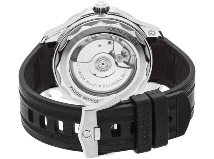 OMEGA SEAMASTER AUTOMÁTICO CON ESFERA NEGRA, RESISTENCIA AL AGUA IDEAL PARA BUCEADORES - 4