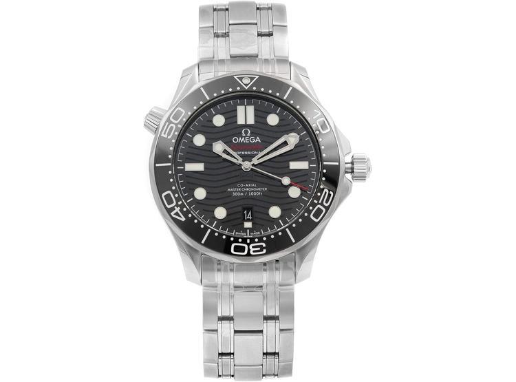 OMEGA SEAMASTER CRONÓMETRO AUTOMÁTICO CON ESFERA NEGRA Y DISEÑO NÁUTICO EN ACERO INOXIDABLE - 1