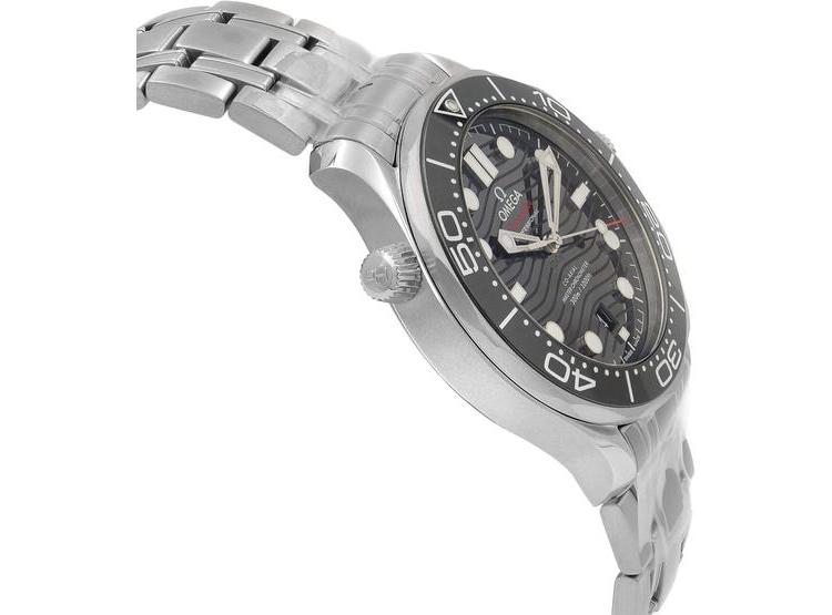 OMEGA SEAMASTER CRONÓMETRO AUTOMÁTICO CON ESFERA NEGRA Y DISEÑO NÁUTICO EN ACERO INOXIDABLE - 3