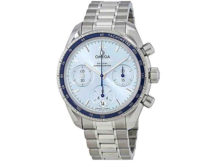 OMEGA SPEEDMASTER CRONÓGRAFO AUTOMÁTICO, COLOR AZUL Y TONO-PLATEADO, MODELO 324.30.38.50.03.001 - 1