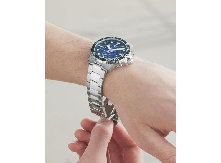 TISSOT RELOJ DEPORTIVO SEASTAR PARA HOMBRE, CERÁMICA, CUARZO SUIZO, RESISTENTE AL AGUA, CORREA ACERO INOXIDABLE - 5