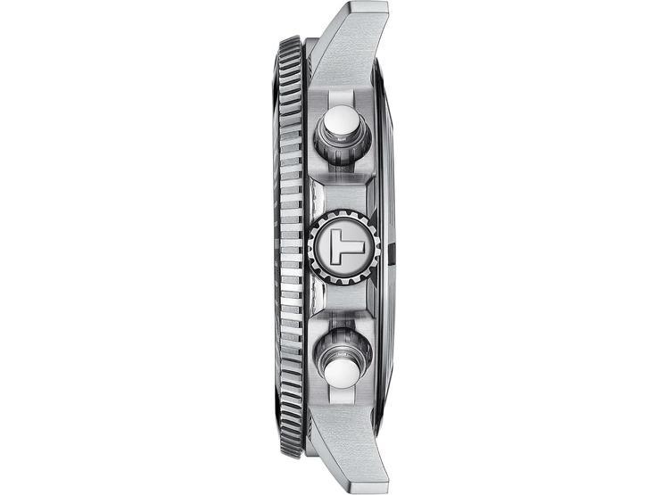 RELOJ TISSOT SEASTAR RESISTENTE AL AGUA CON MOVIMIENTO DE CUARZO SUIZO, CAJA DE ACERO Y CORREA DE CAUCHO - 2