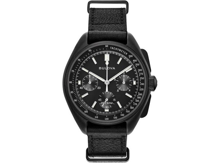 RELOJ BULOVA LUNAR PILOT, CRONÓGRAFO PRECISIONIST PARA HOMBRE EN ACERO INOXIDABLE NEGRO, ESTILO: 98A186 - 1