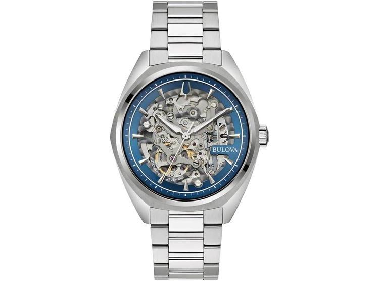 BULOVA TOPÓGRAFO AUTOMÁTICO HOMBRE, CAJA ACERO INOXIDABLE PLATEADO, PULSERA Y ESFERA ESQUELETIZADA 96A292 - 1