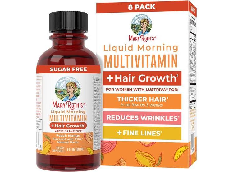 MARYRUTH'S MULTIVITAMÍNICO LÍQUIDO PARA CRECIMIENTO DEL CABELLO CON BIOTINA 10000MCG. CLÍNICAMENTE PROBADO EN MUJERES - 1