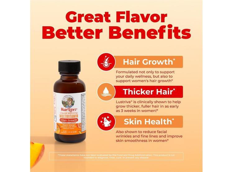 MARYRUTH'S MULTIVITAMÍNICO LÍQUIDO PARA CRECIMIENTO DEL CABELLO CON BIOTINA 10000MCG. CLÍNICAMENTE PROBADO EN MUJERES - 3