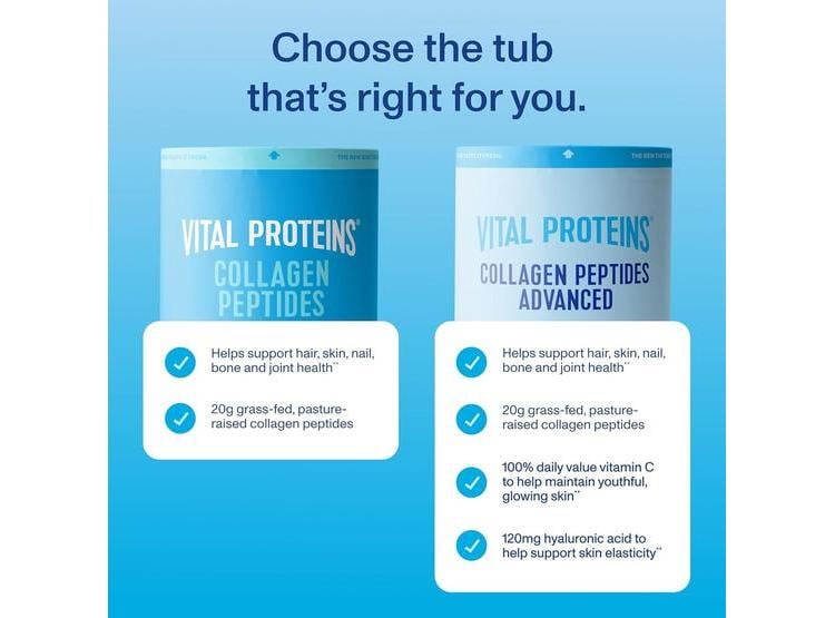 COLÁGENO EN POLVO VITAL PROTEINS CON ÁCIDO HIALURÓNICO Y VITAMINA C, SIN SABOR, MEJORA SALUD Y BELLEZA - 3
