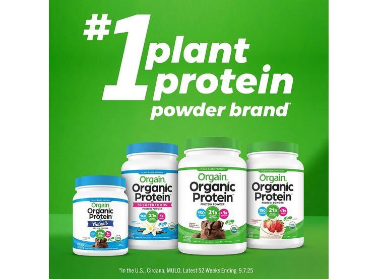PROTEÍNA VEGANA EN POLVO ORGAIN, 21G PROTEÍNA POR PORCIÓN, SIN GLUTEN NI LACTOSA, PARA BATIDOS Y MEZCLAS SALUDABLES - 6